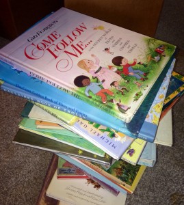 A stack of wonderful fairy stories ready for story time!