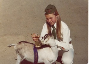 Me and my goat Marmalade 2