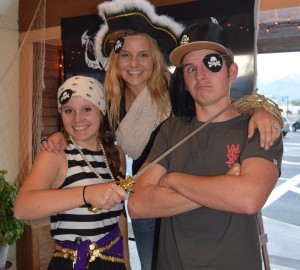 The Three Buccaneers! Katie, Katrina and Joe. Thanks for the help!